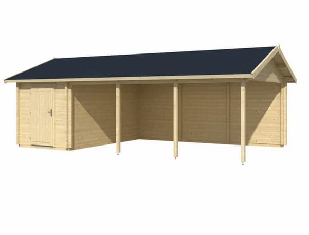 carport med lagerplass