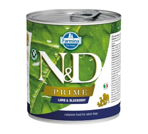 Farmina N&D Dog Prime Lamb & Blueberry 6 x 285G
