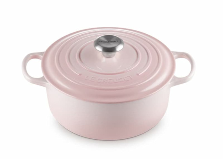 Le Creuset Støpejernsgryte 4,2 L/ 24cm Shell Pink