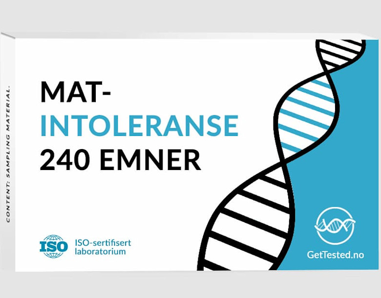 GetTested Matintoleranse Test 240 emner