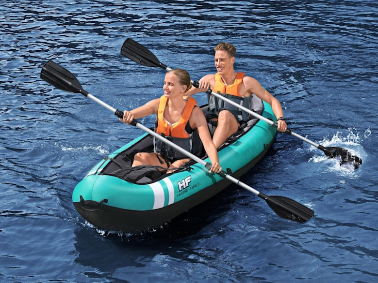 Oppblåsbar kajakk med to sitteplasser