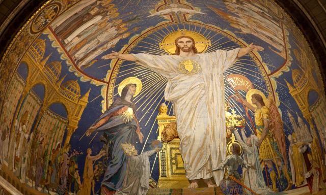 Neuvaine au Sacré Cœur de Jésus jour 1 - Mosaïque du Sacré Cœur basilique de Montmartre