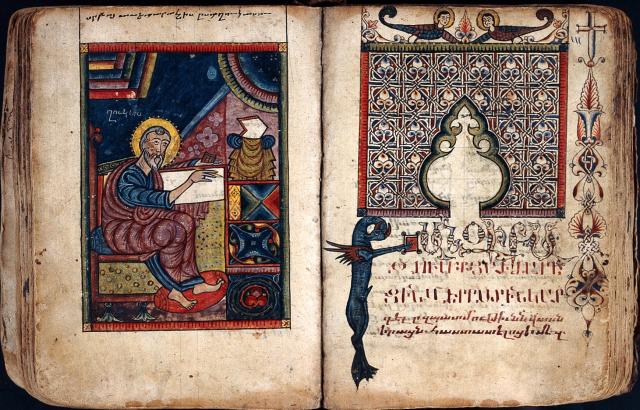 Saint Luc - manuscrit armenien