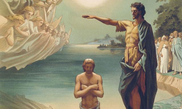 Neuvaine avec saint Jean Eudes Jour 1 - le baptême de Jésus dans le Jourdain