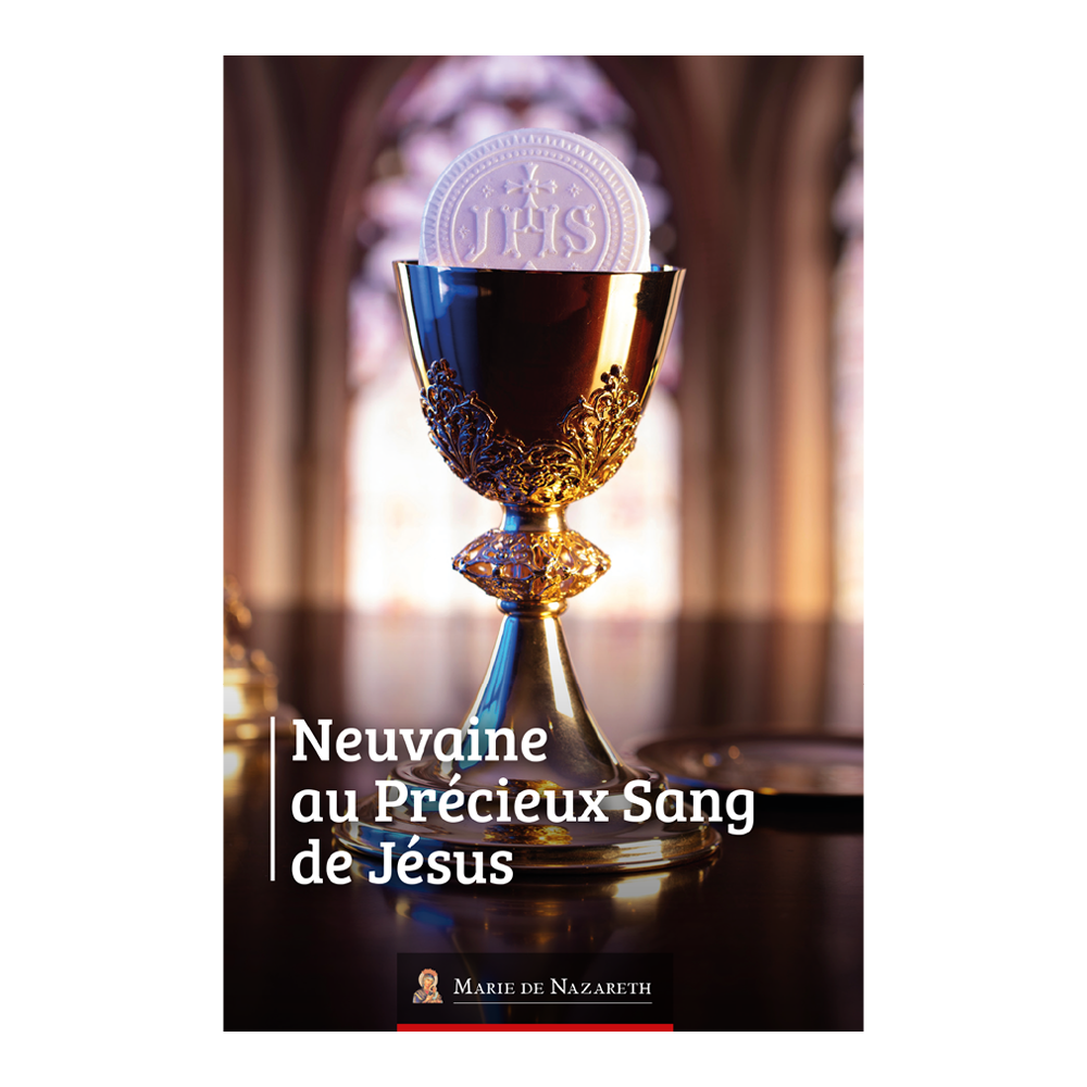 Précieux Sang de Jésus - Livret Neuvaine - Calice surmonté d'une hostie
