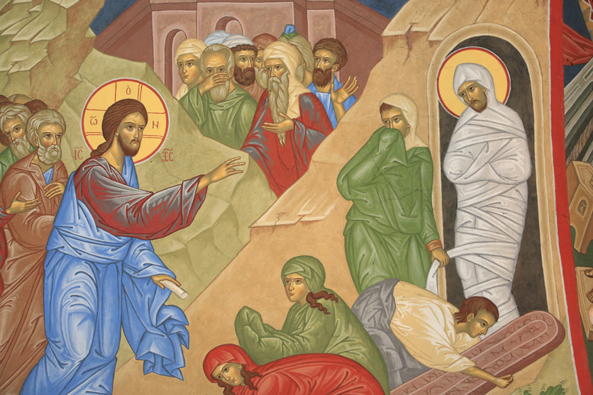 Lectures de l'Evangile du jour de mars 2020  Resurrection-de-lazare
