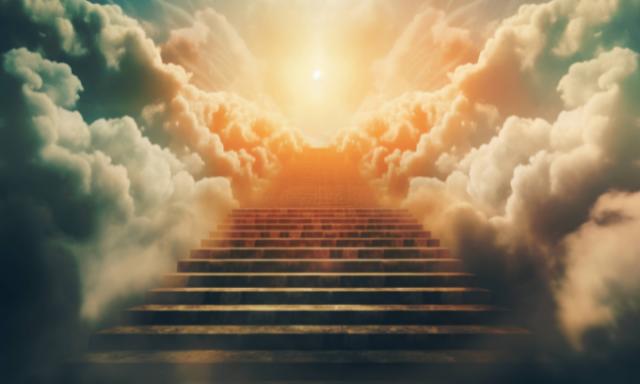 Neuvaine à sainte Joséphine Bakhita - jour 9 - escalier montant vers le ciel