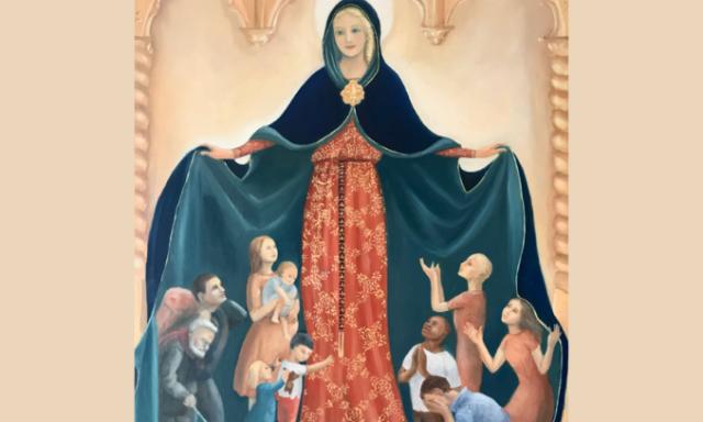 Neuvaine avec saint Jean Eudes Jour 5 - La Vierge Marie prend ses enfants sous son manteau 