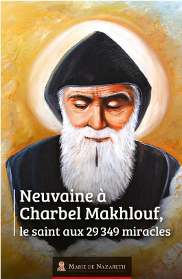 Saint Charbel - Livret neuvaine - Peinture de saint Charbel