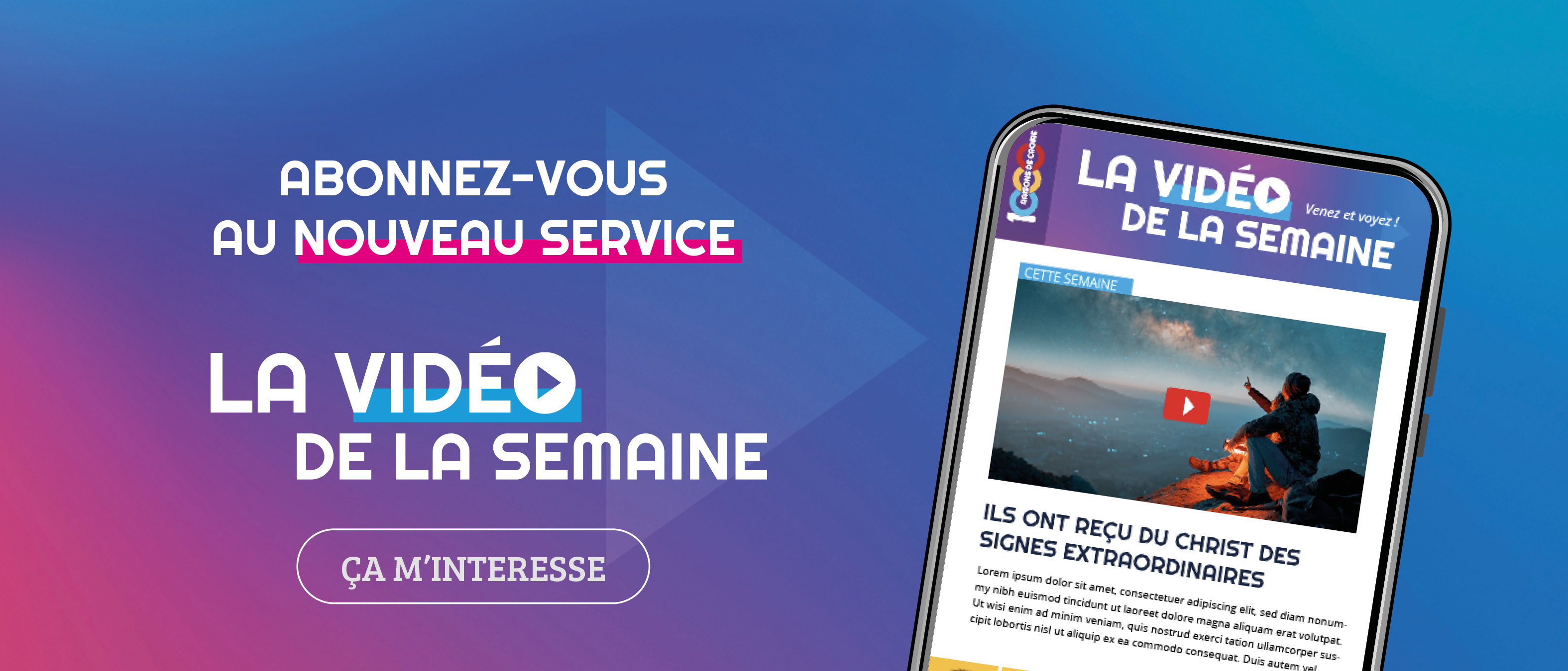 Découvrir La vidéo de la semaine