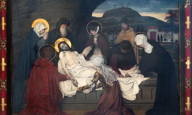 L'immaculée avec M Kolbe - jour 7 - Le Christ, en présence de la Vierge Marie, transformant l'au en vin à Cana. Vitrail