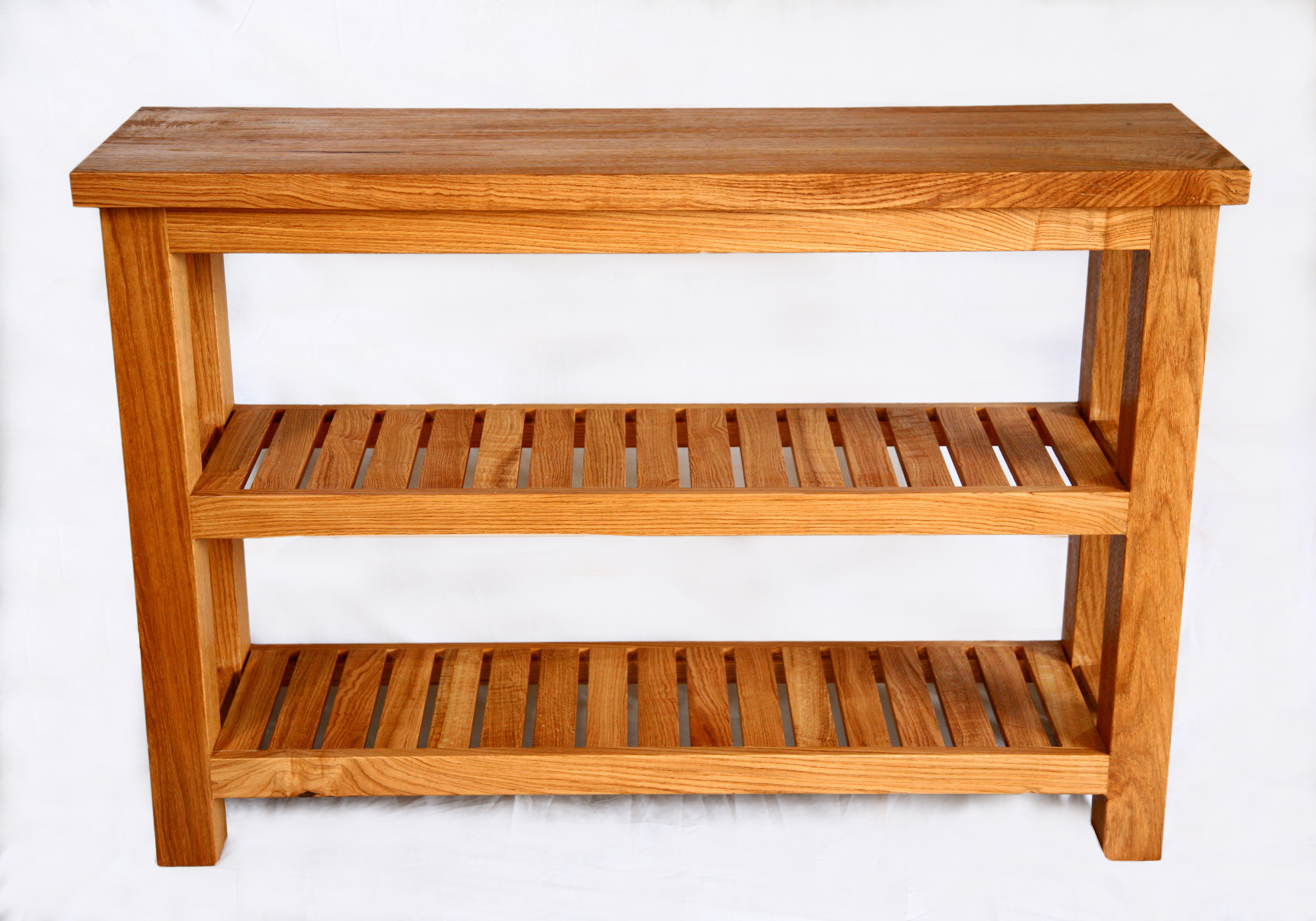 Oak kitchen work bench