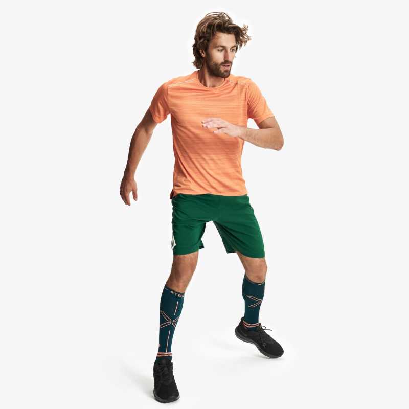 Running Socks - Men - Regatta / Orange - Ambiance shot