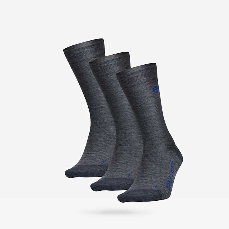 Daily Light - Men - Mid Grey / Blue - three pack