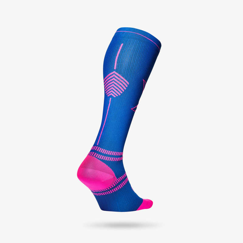 Running Socks Women - Blue Pink 