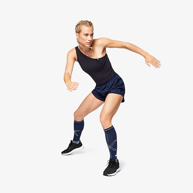Sports Socks Women - Blue / Light Blue