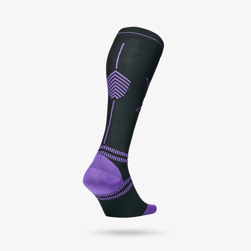Running Socks Women - Black / Purple