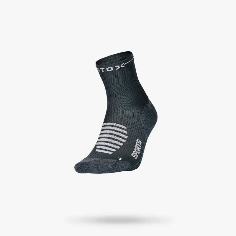 Sports Ankle Socks Women - Dark Grey / Light Pink