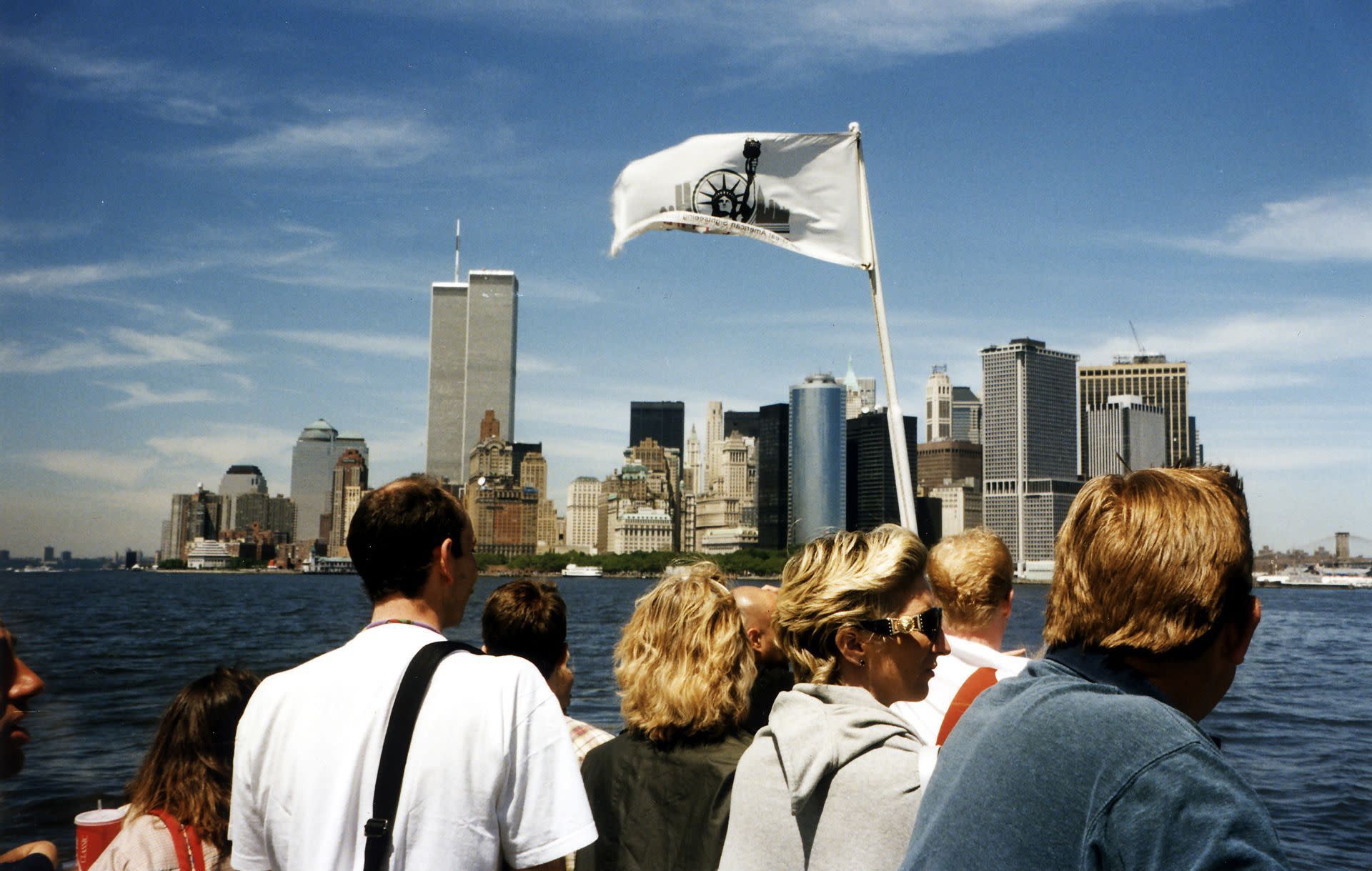 Twin Towers viewed from a Circle Line boat