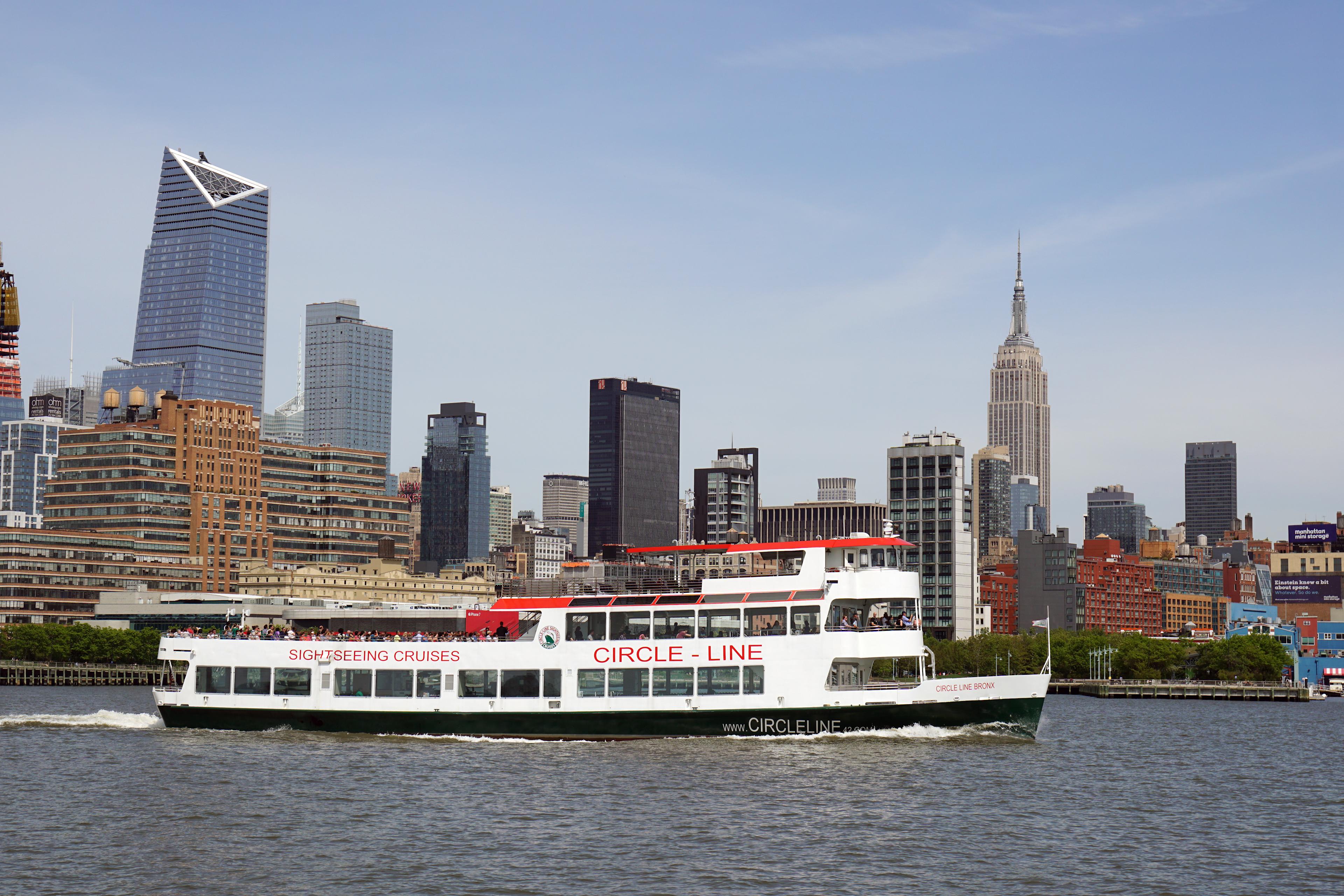 Circle Line Bronx Class with Empire State Building in Background