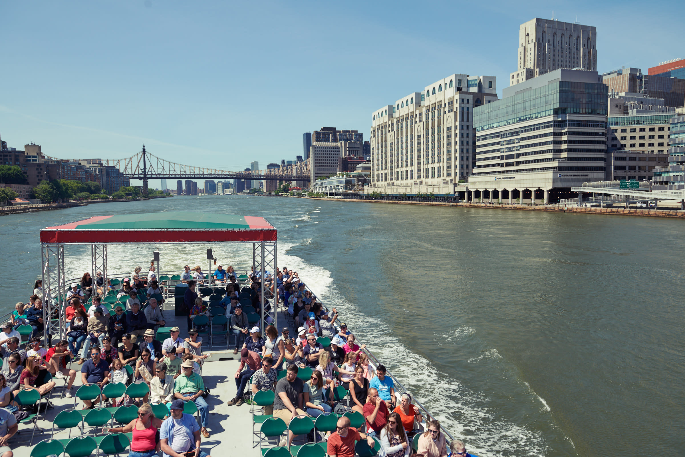 East River from Bronx Class boat looking south