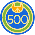 500 Answers Posted badge