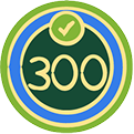 300 Accepted Answers badge