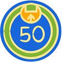 50 Answers Posted badge