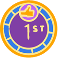 First Like Received badge
