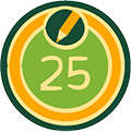 25 Articles Written badge