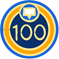 100 Replies Posted badge