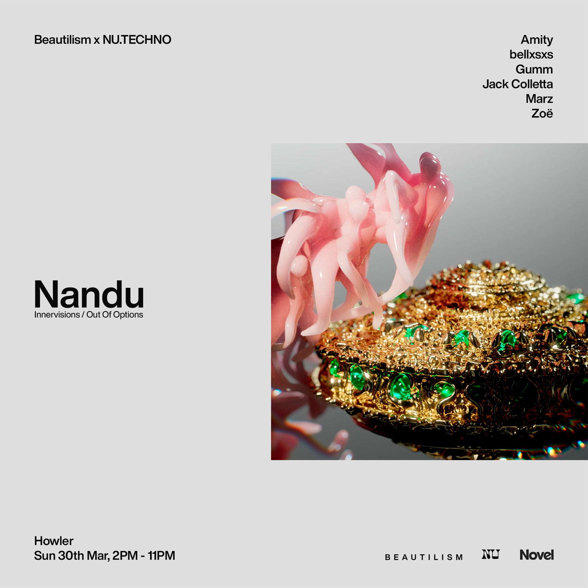 Beautilism x NU.TECHNO presents Nandu