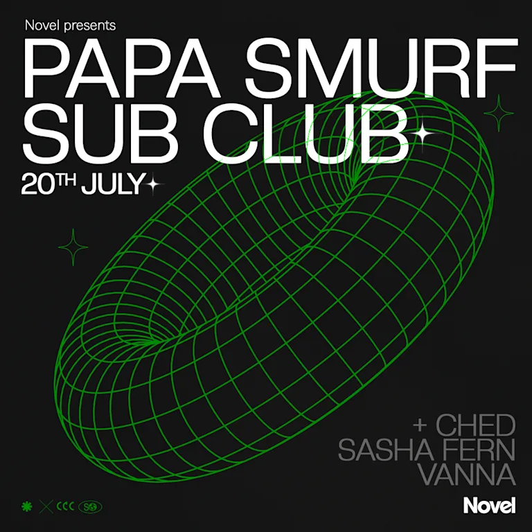 Novel Presents Papa Smurf at Sub Club