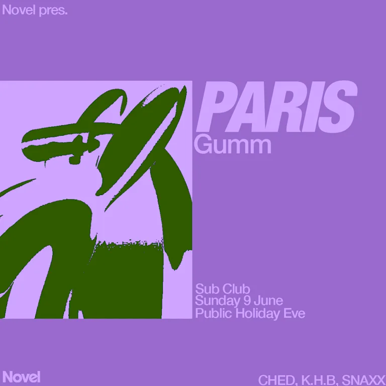 Novel presents PARIS at Sub Club - Public Holiday Eve
