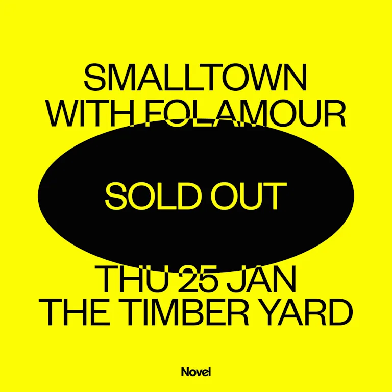 SOLD OUT - smalltown with Folamour, Dam Swindle + Laurence Guy (Public Holiday Eve)