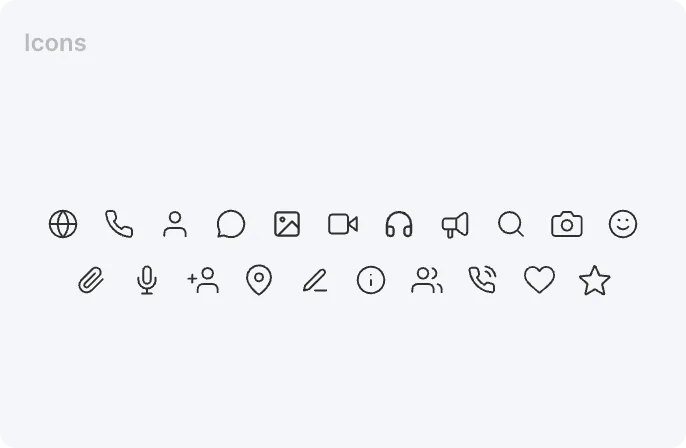 Splash app icons set
