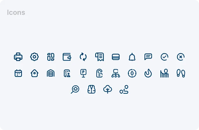 Insight CRM icons set