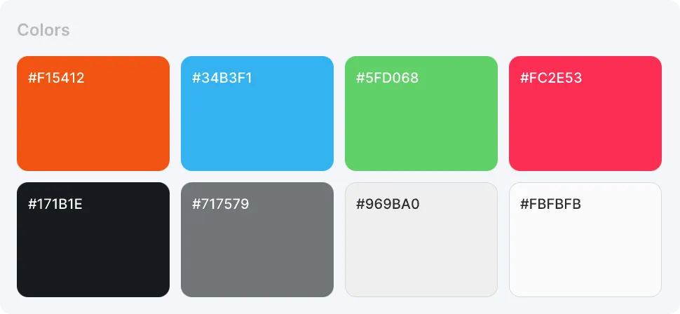 Datagile color palette