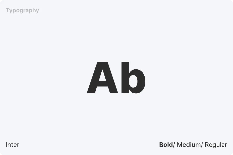 TrackEasy app typography