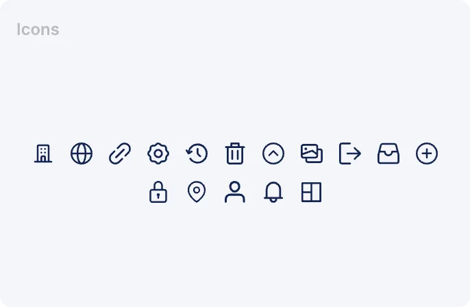 Rocket app icons set