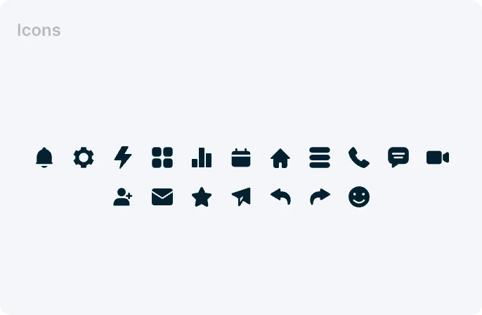 Datagile icons set