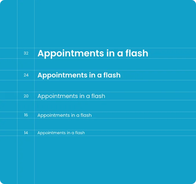An example of using the E-Doctor typography
