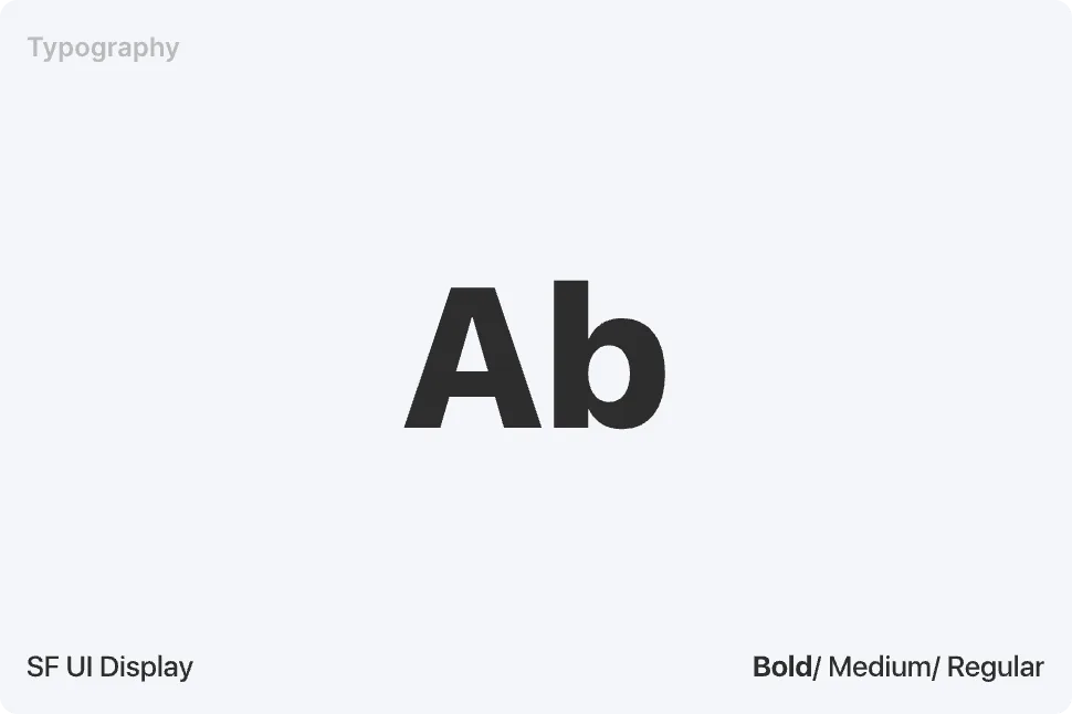 Splash app typography