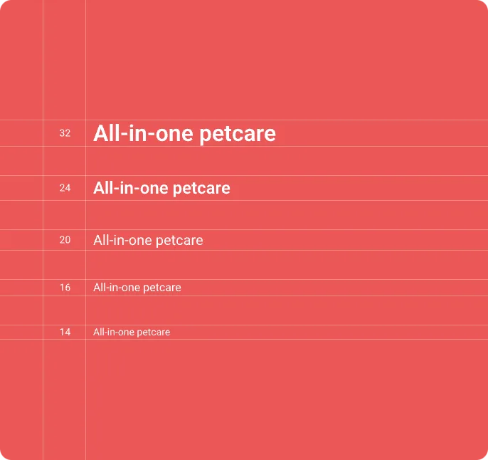 An example of using the MyPet typography