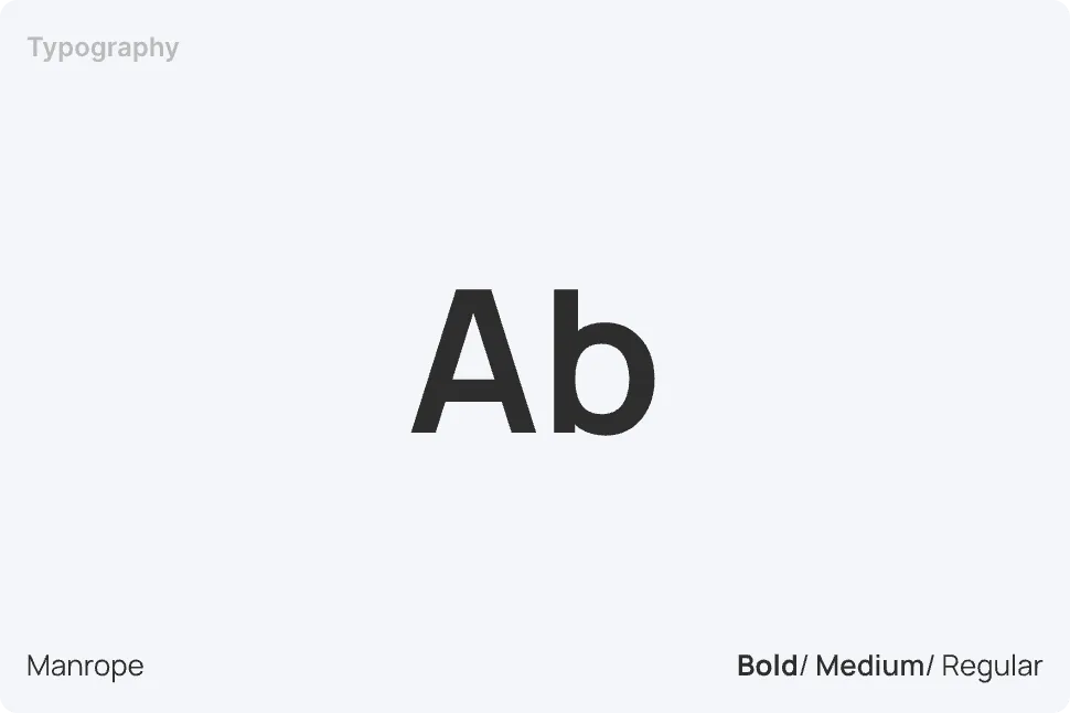 Needly project management tracking app typography