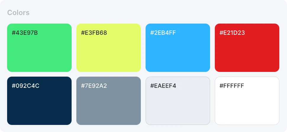 Realtix color palette