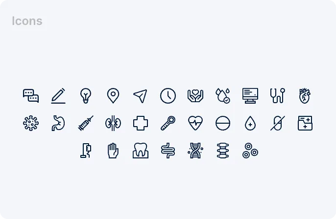 2NHealth icons set