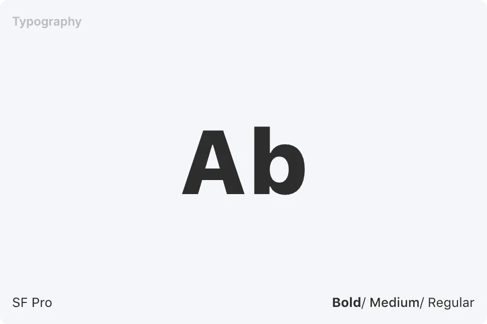 University Student app typography