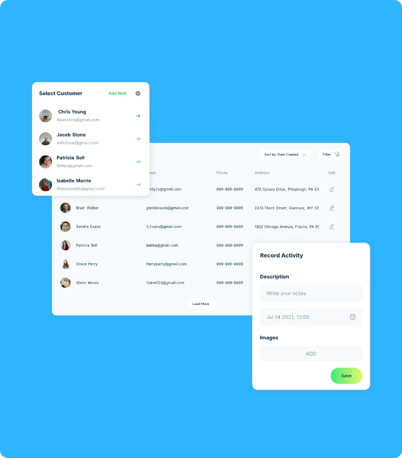 Realtix customers database key feature