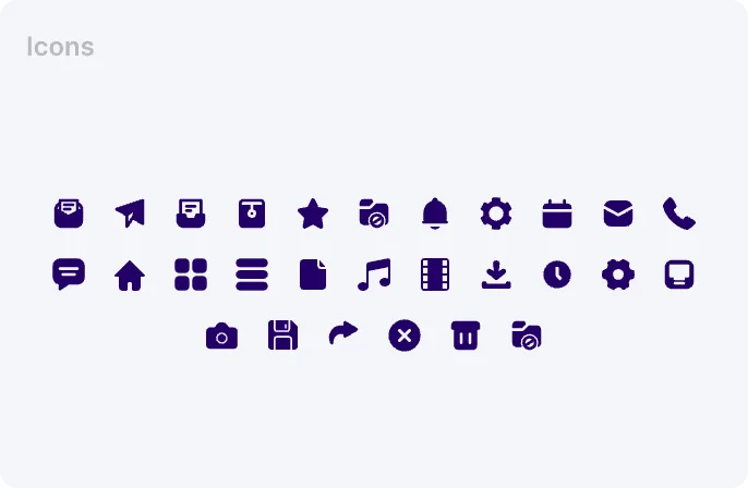MyMail icons set